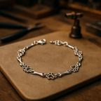 Luna | Paw Print Link Bracelet