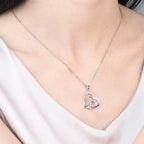 Guardian Heart | Sterling Silver Mother & Children Angel Pendant