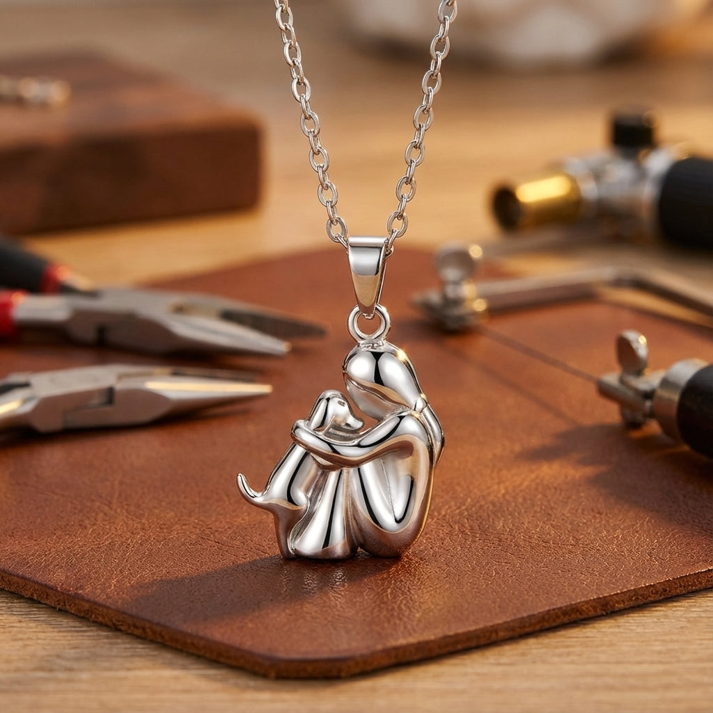Dog Embrace Necklace