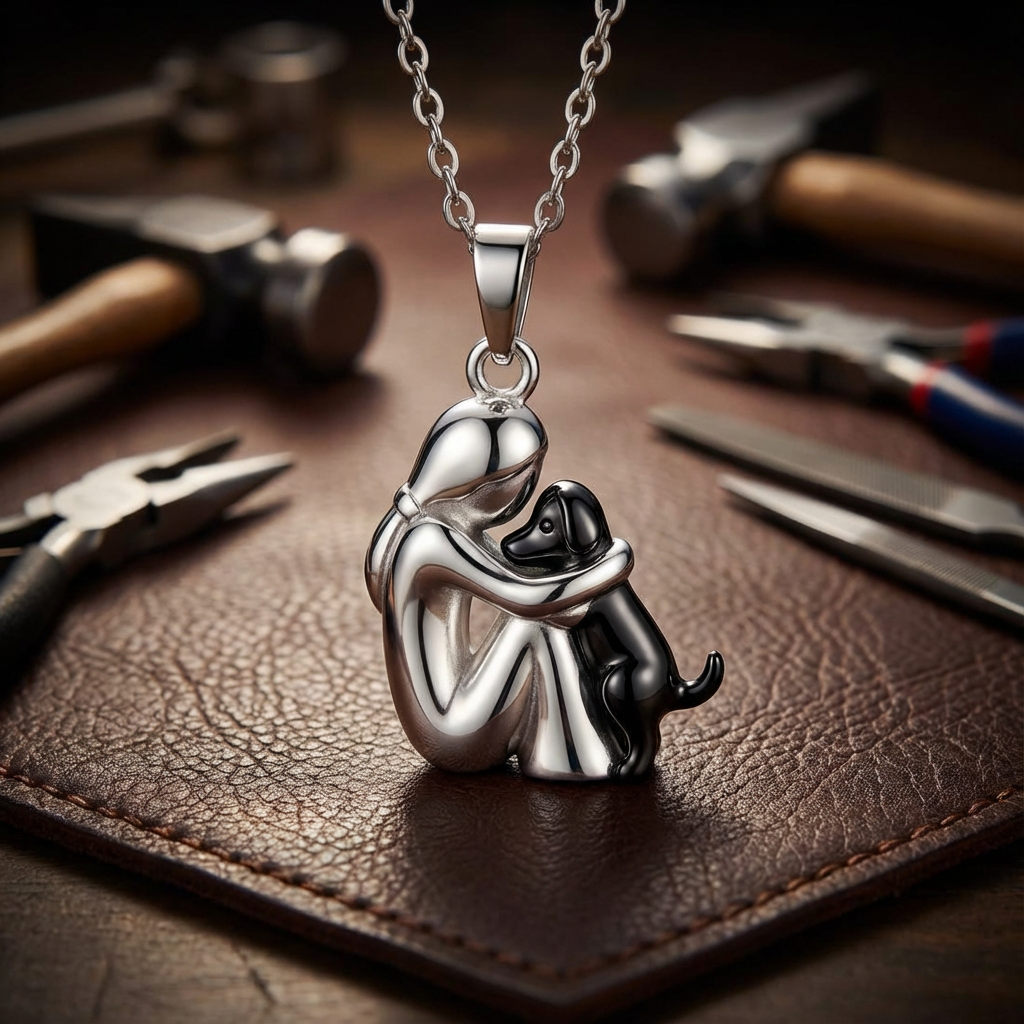 Dog Embrace Necklace